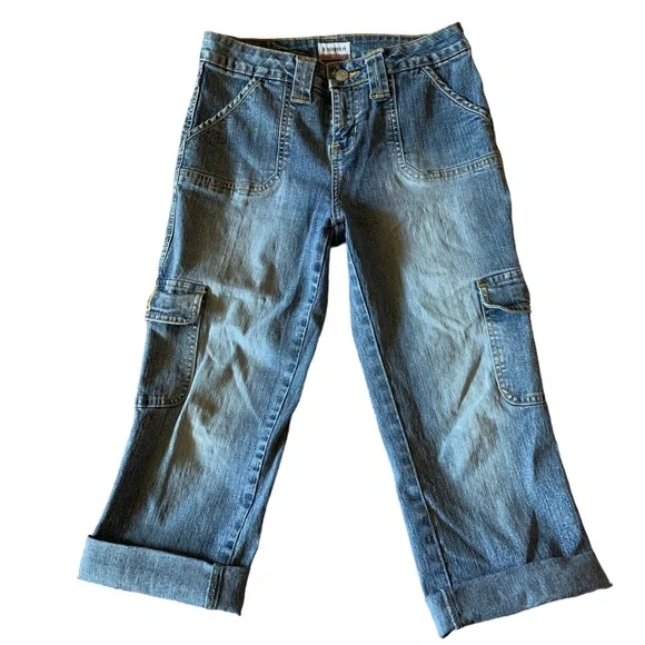 No Boundaries Jeans Vintage No Boundaries Stretch Cuffed Capri